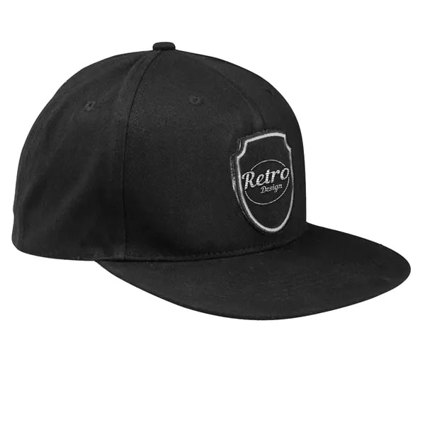 Riverton Structured Flat Brim Cotton Cap