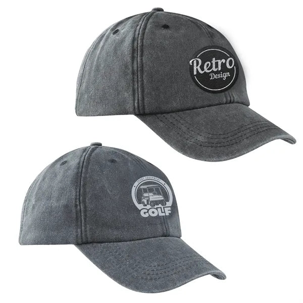 Lynx Washed Cotton 6 Panel Baseball Cap