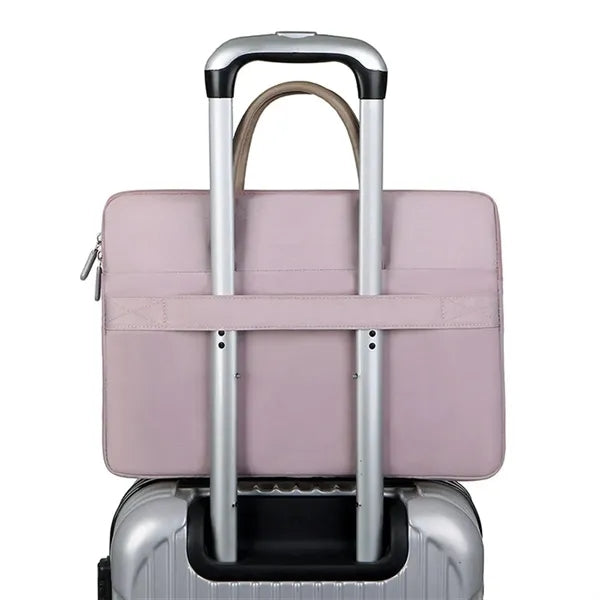 PU Leather Durable Shockproof Waterproof Laptop Tote Bag