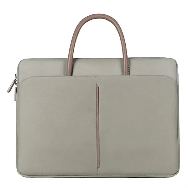 PU Leather Durable Shockproof Waterproof Laptop Tote Bag
