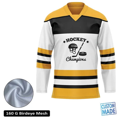 Premium Full Sublimation Ice Hockey Jersey - Birdseye Mesh -