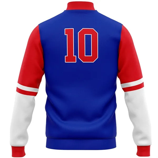 Unisex Sublimation Baseball Jacket