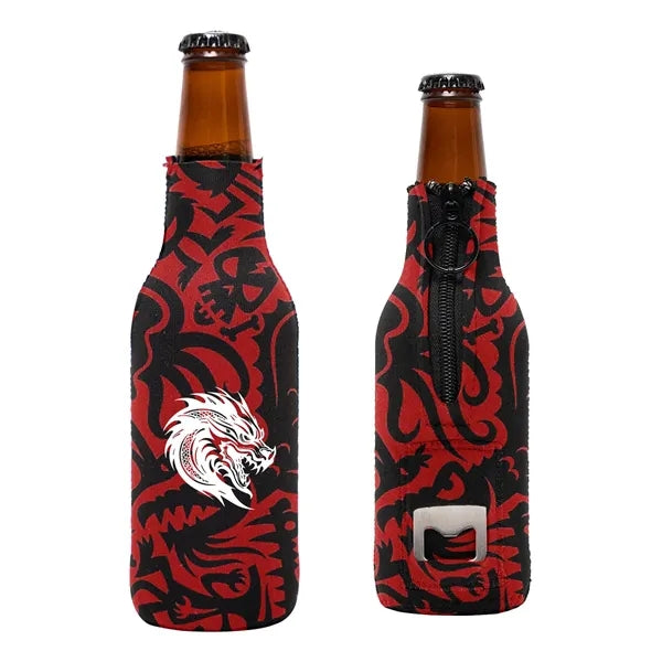 Sublimation 12 Oz Kooler with Bottle Opener and Zipper - 3mm