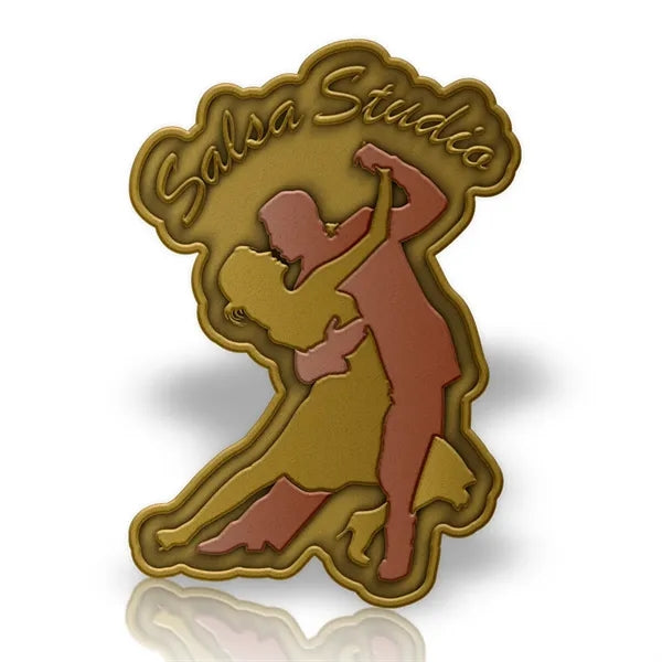 Zinc Alloy Lapel Pin with Dual Plating