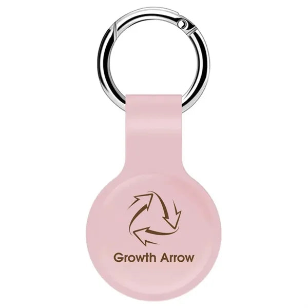Silicone Air-Tag Case with Metal Carabiner
