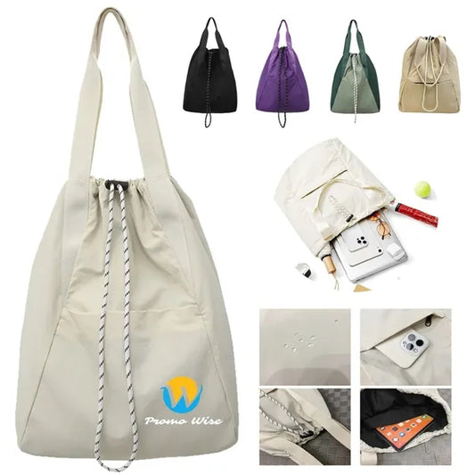 Lightweight Drawstring Durable Versatile Dual-Use Backpack