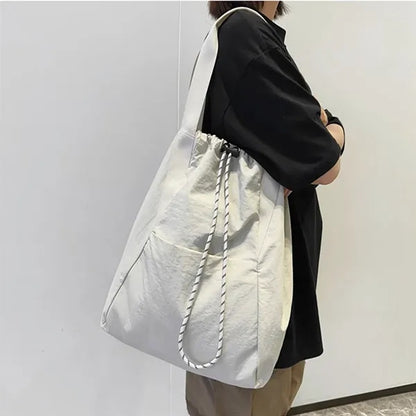 Lightweight Drawstring Durable Versatile Dual-Use Backpack