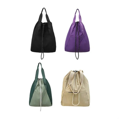 Lightweight Drawstring Durable Versatile Dual-Use Backpack