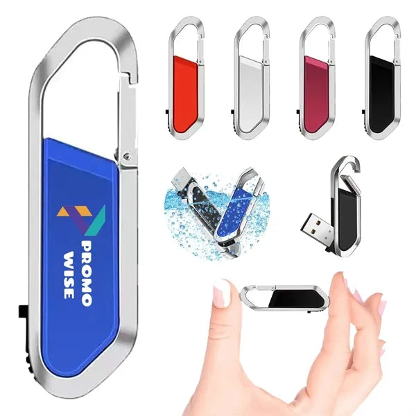 8 GB Durable Compact High-Speed Metal Flash Drive Keychain