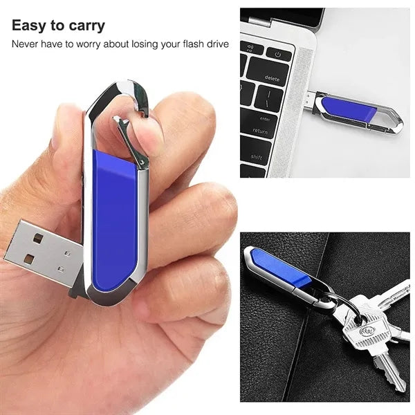 8 GB Durable Compact High-Speed Metal Flash Drive Keychain
