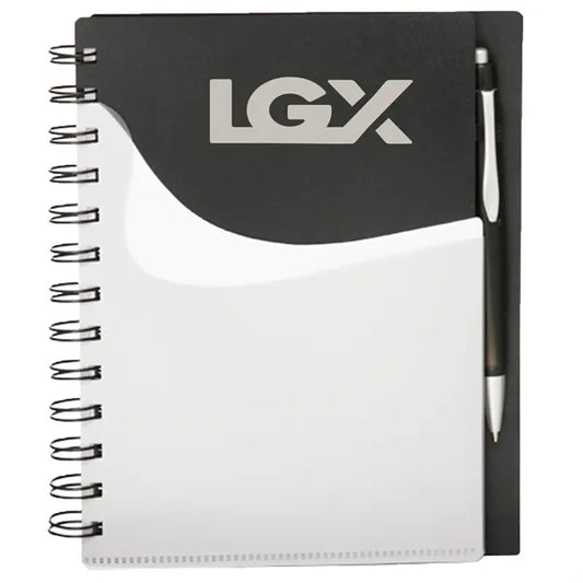 Spiral Notebooks with Front Pocket