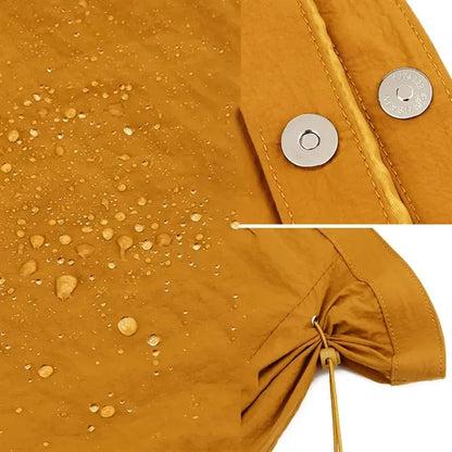 Lightweight Waterproof Tote Bag with Adjustable Side-Cinch