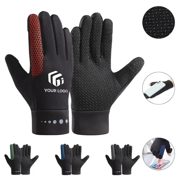 Touchscreen waterproof snow warm cycling ski gloves