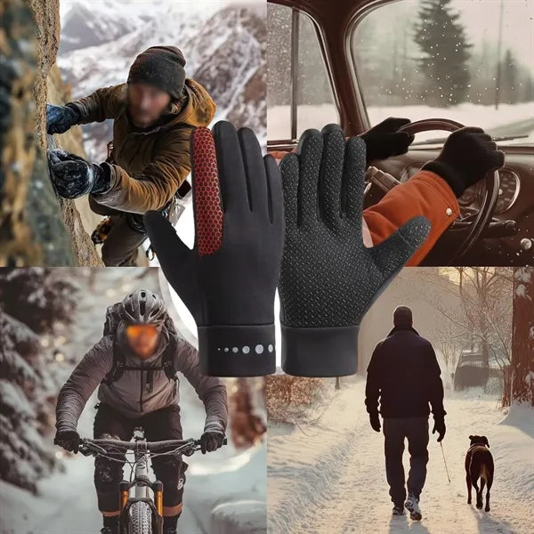 Touchscreen waterproof snow warm cycling ski gloves