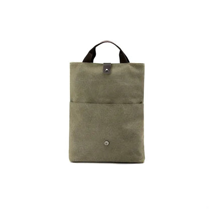 Foldable Reinforced Zippers Anti-Theft Canvas Crossbody Bag