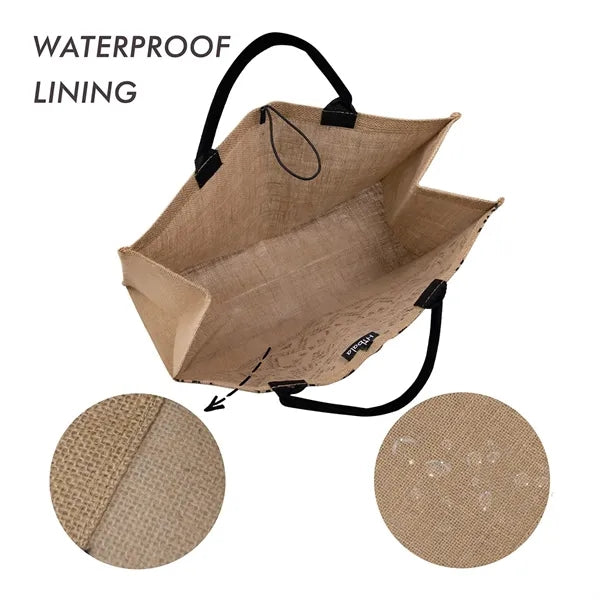 Durable Spacious Eco-Friendly Natural Jute Tote Bag
