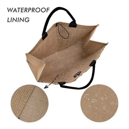 Durable Spacious Eco-Friendly Natural Jute Tote Bag