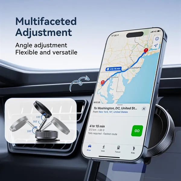 Stable Twist-Lock Suction Full Rotation Car Phone Mount