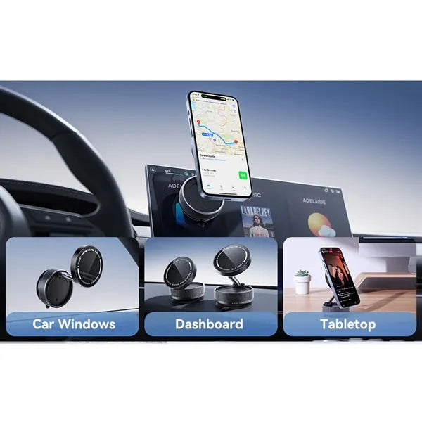 Stable Twist-Lock Suction Full Rotation Car Phone Mount