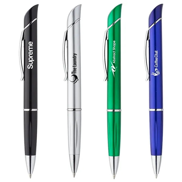 Allende Twist Plastic Pens with Highlighter
