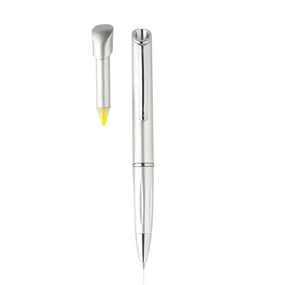 Allende Twist Plastic Pens with Highlighter