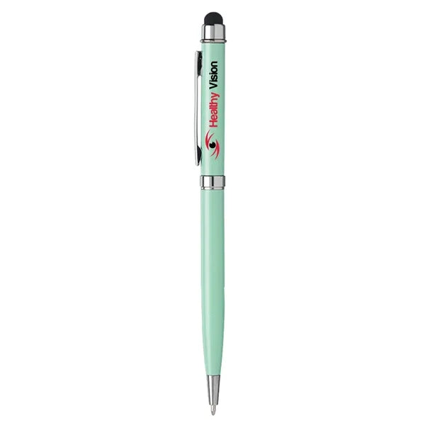 Slim Executive Metal Pen with Stylus