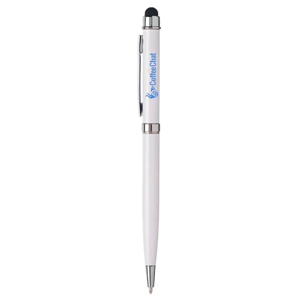 Slim Executive Metal Pen with Stylus