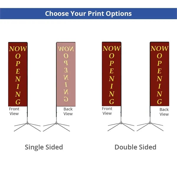 L Flags - Double Sided Package (32.5" x 167")