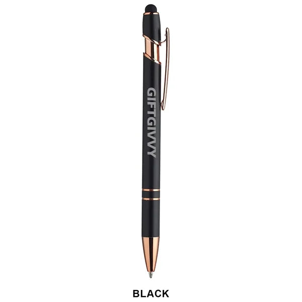 Majesty Stylus Pen with Rose Gold Trim