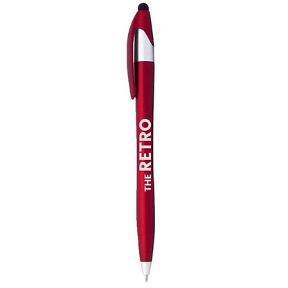 Metallic Matte Stylus Ballpoint Pens