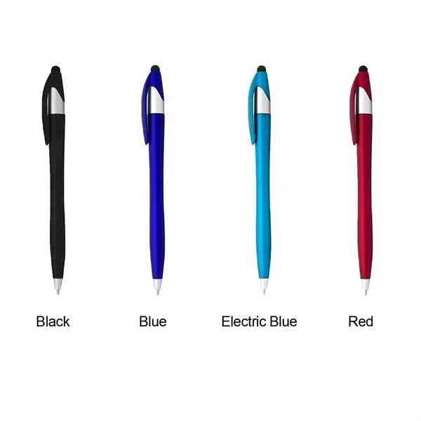Metallic Matte Stylus Ballpoint Pens