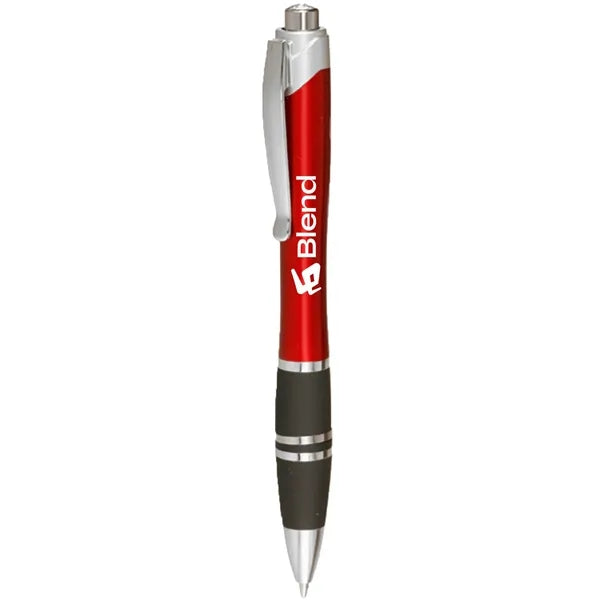 Plastic Pens with Silver Accents
