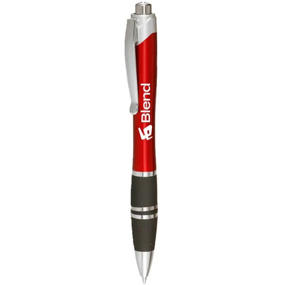 Plastic Pens with Silver Accents