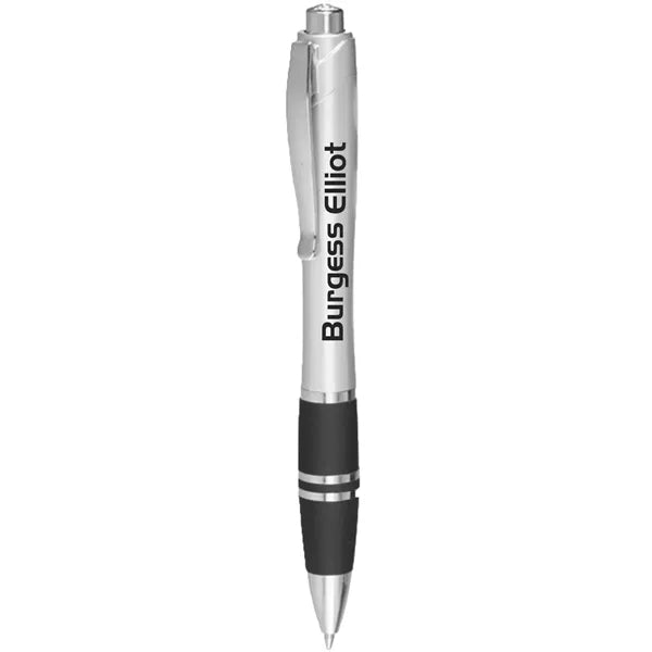 Plastic Pens with Silver Accents