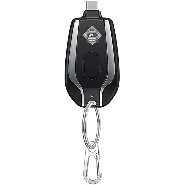 Mini Keychain Power Bank for iPhone 1500mAh