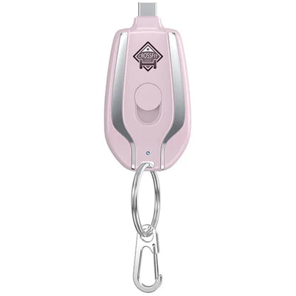 Mini Keychain Power Bank for iPhone 1500mAh