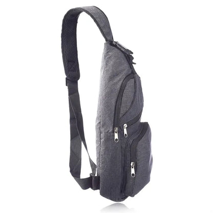 Polyester 190T Sling Crossbody Bag - 9.5"W x 15"H x 2.5"D