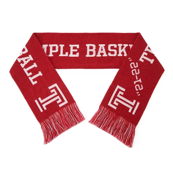 Custom Circular Knit Acrylic Scarf with Tassel - 57"x6.7"