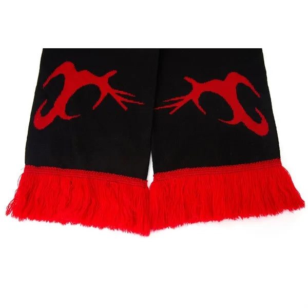 Custom Circular Knit Stretch Acrylic Scarf with Tassel -