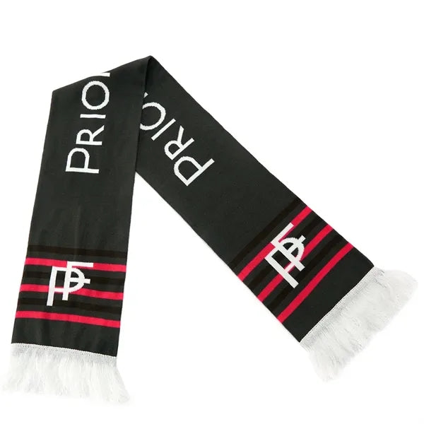 Custom Circular Knit Stretch Acrylic Scarf with Tassel -