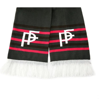Custom Circular Knit Stretch Acrylic Scarf with Tassel -