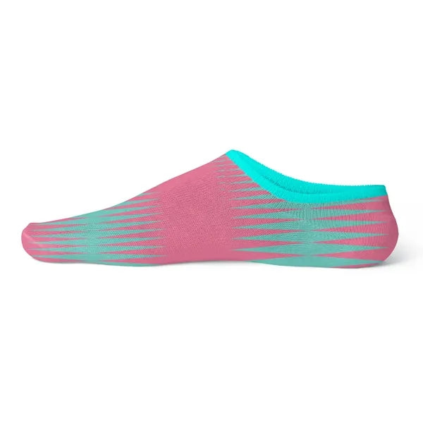 Jacquard Weave 200-Needle Cotton-Blend Low Cut Socks