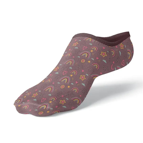Jacquard Weave 200-Needle Cotton-Blend Low Cut Socks