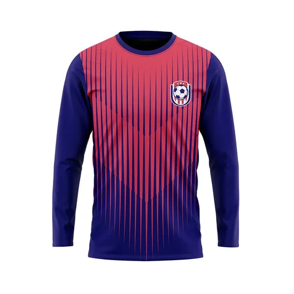 Sublimation Long Sleeve Soccer Jersey - 150G Interlock -