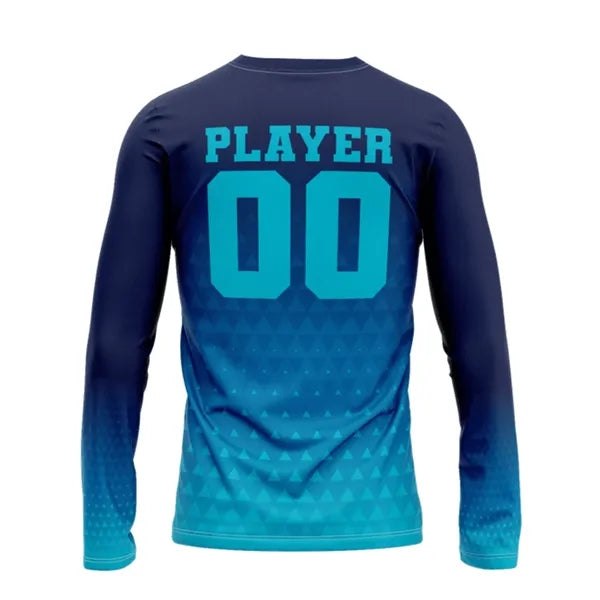 Sublimation Long Sleeve Soccer Jersey - 150G Interlock -