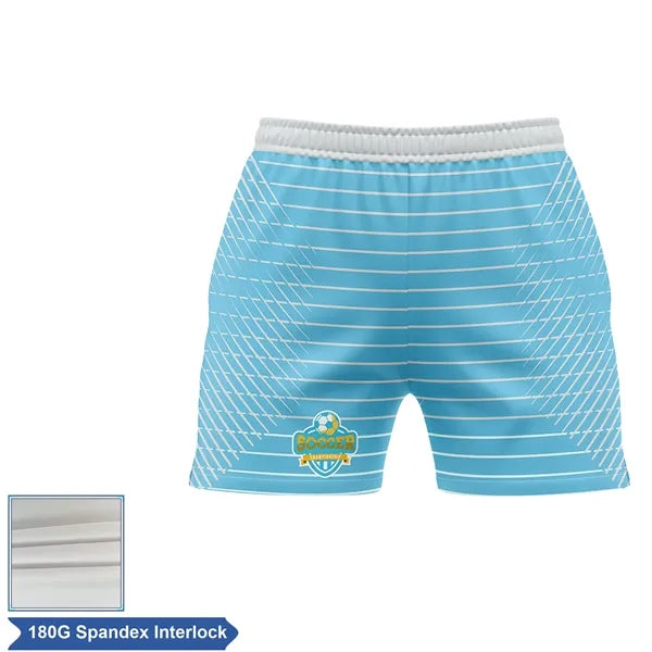 Women's Sublimation Soccer Shorts - 180G Spandex Interlock