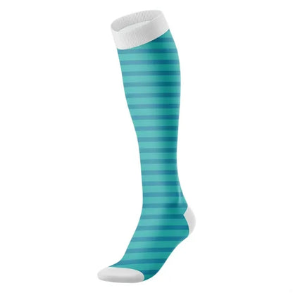 Jacquard Weave 144-Needle Knee-High Soccer Socks