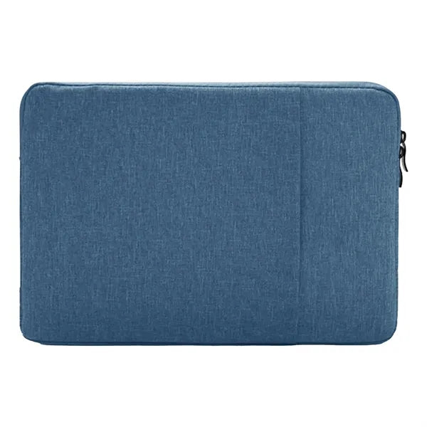 Oxford Laptop Sleeve with Plush Interior and Front Zipped Co