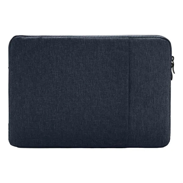 Oxford Laptop Sleeve with Plush Interior and Front Zipped Co
