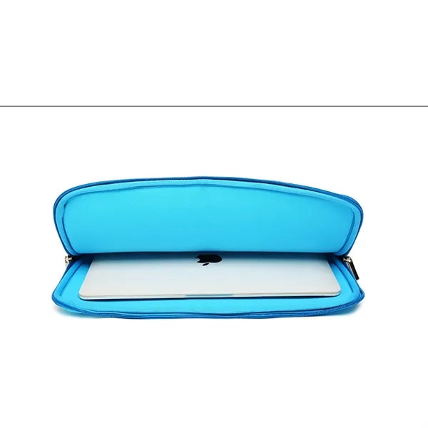 Laptop Sleeve with Padding and Zipper - Neoprene